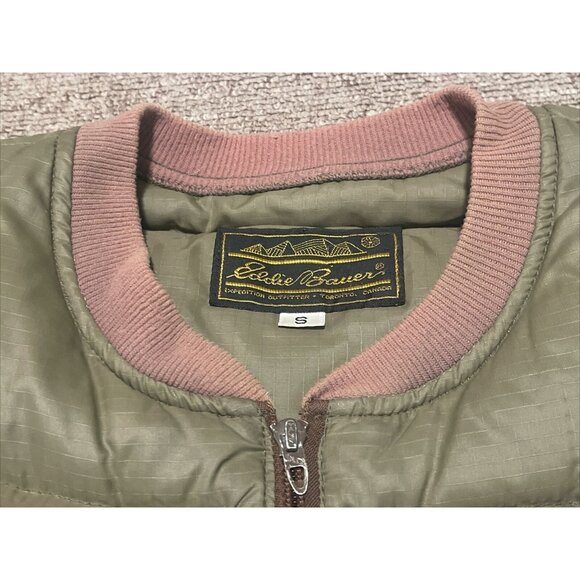 Vintage 60s 70s Small Eddie Bauer Premium Goose Down Quilted Jacket Pants Suit - Picture 4 of 16